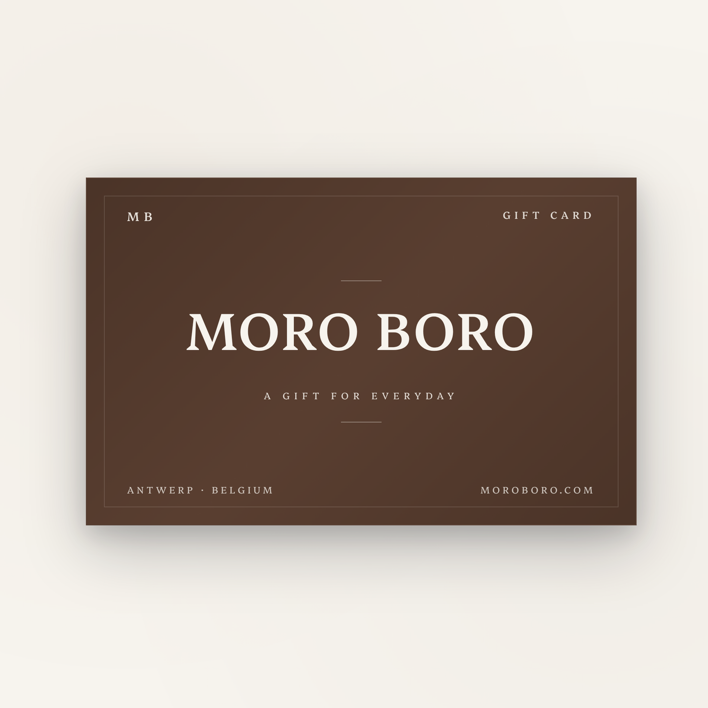 Moro Boro Cadeaubon